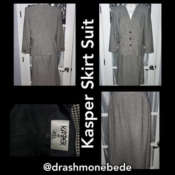 Kasper for A.S.L. Skirt Suit (Size 10) - Picture 2 of 4